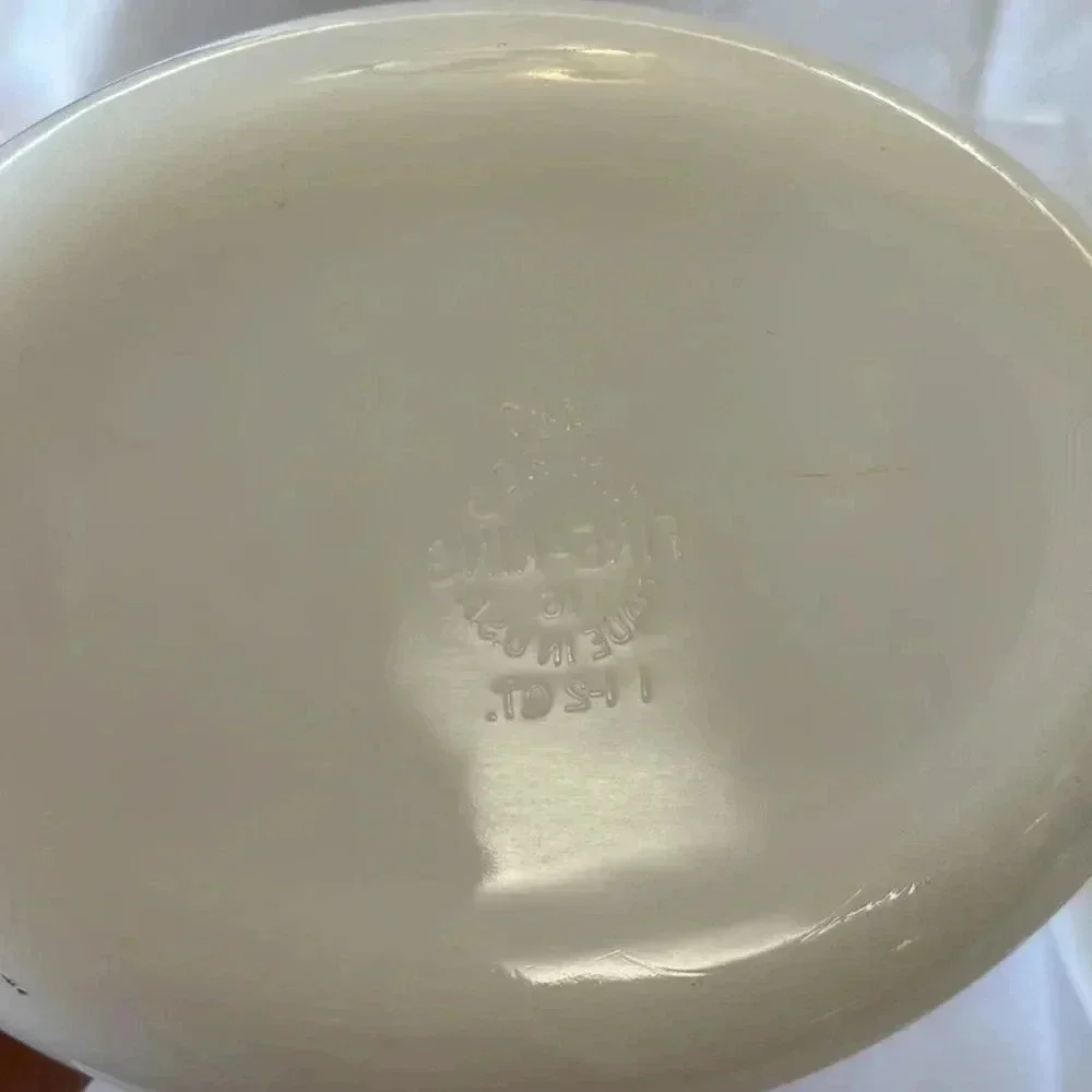 Vintage Fire King Primrose Casserole Dishes 2 QT 1.5 QT Bakeware Set of 2 Dishes